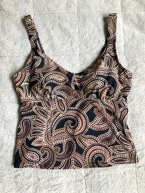 Vintage Y2K Krista Tankini Tank Style Swim Top